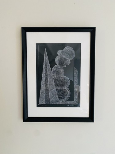 Tableau dessin oeil - tableau:, noir"