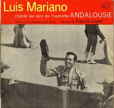 LUIS MARIANO "ANDALOUSIE" 60'S LP LA VOIX DE SON MAITRE 104