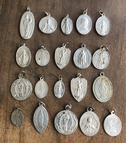 Medaille religieuse aluminium - medaille,