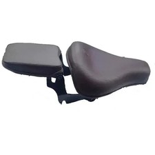 Siège rabattable avant et arrière couleur marron compatible avec Royal Enfiel...