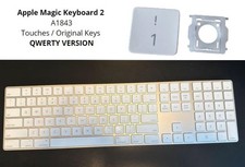 Replacement Key Magic Keyboard 2 White A1843 + Hinge / Keycaps / Button QWERTY