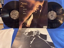 2 PAC ME AGAINST WORLD 2LP INTERESCOPE + INSERT. 1996 USA LP NEAR MINT