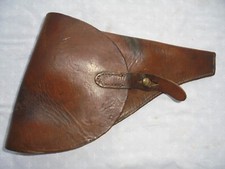 etui de revolver 1892 simplifie 15 cuir brun  francais  de 1 guerre