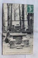 Cpa 1913, bois de Meudon - Clamart, la fontaine sainte Marie, Hauts de Seine 92