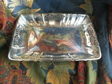 ancien plateau coupe corbeille