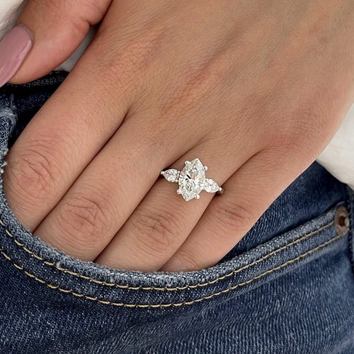 Bague mariage platine - en,