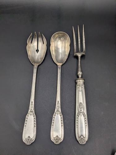 Ancien service salade - service, à
