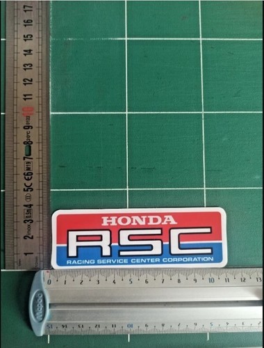 Sticker honda rsc vintage - honda, hrc