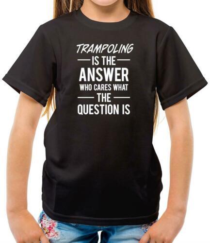 Trampoling the answer - trampoling, is