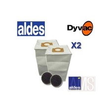 Sacs x 2  Aldes  30 litres +