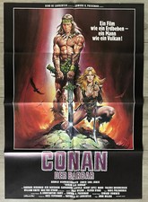 CONAN LE BARBARE 1982 JOHN MILIUS ARNOLD SCHWARZENEGGER AFFICHE ORIGINALE POSTER