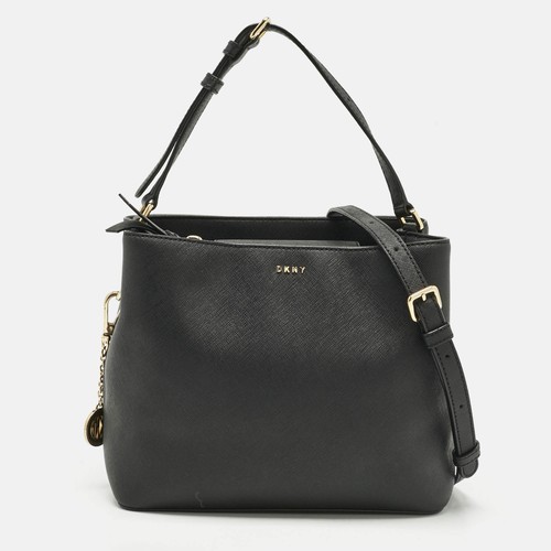 Sac seau cuir noir dkny - sac, en