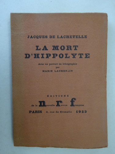 Lacretelle la - (jacques, de).