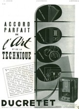 Publicité ancienne radio
