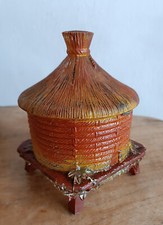 Pot à miel sucrier ruche en verre