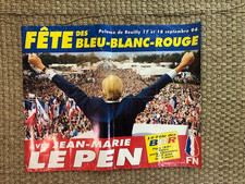 Affiche FN FRONT NATIONAL LE