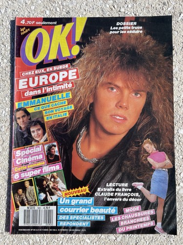 Europe joey tempest - ok,