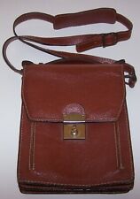 SACOCHE VINTAGE EN CUIR HOMME AVEC POIGNEE ET BANDOULIERE