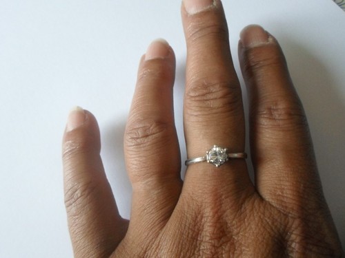 Bague argent massif - en,