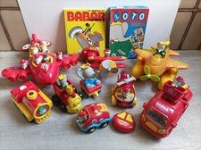 lot 10 jouet Babar figurine album puzzle avion voiture train camion telecommande