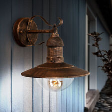 Campagne Applique Murale Eclairage Extérieur Lampe D'Extérieur Luminaire or Noir