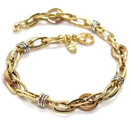 Bracelet jaune rose et - rose,