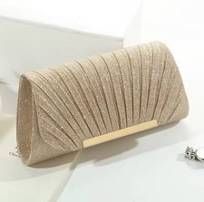 Pochette de soirée dorée