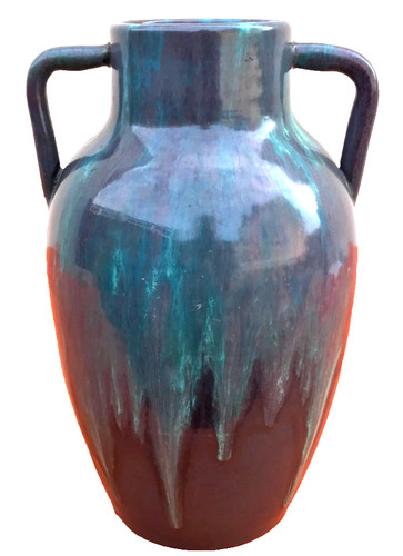 Art déco grand vase - art,