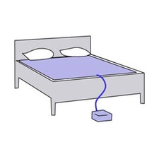 Sur-matelas Double 140x190cm chauffant ou rafraichissant - 