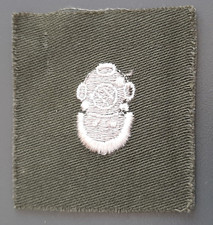 Brevet Plongeur US NAVY tissu patch SCAPHANDRIER Casque Scaphandre ORIGINAL