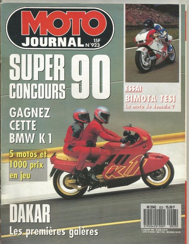 Moto journal 923 bimota - n°923,