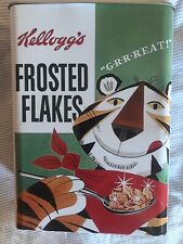 BOÎTE MÉTAL -  KELLOGG'S CORN FLAKES - VINTAGE ! TBE ! SUPERBE ! 