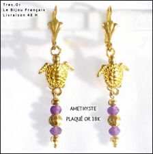 PLAQUÉ OR 18K Tortue