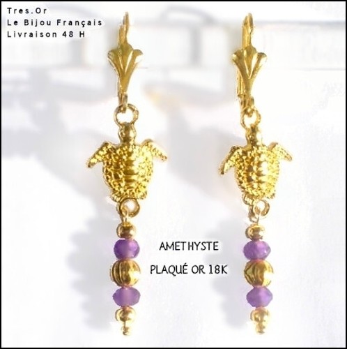 Plaqué 18k tortue - plaquÉ, or