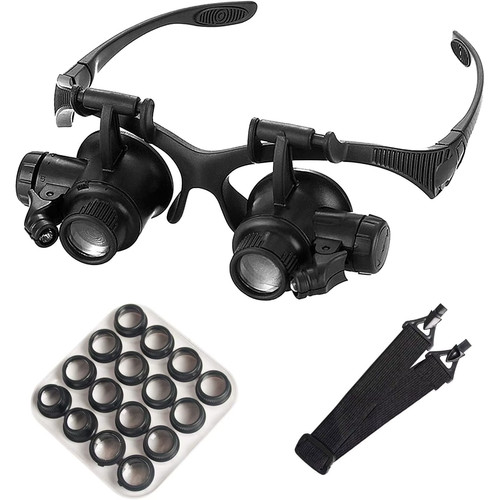 Loupe frontale led 25x - frontale,
