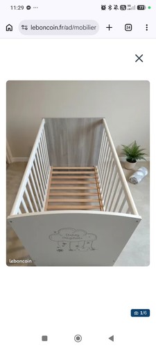 Vend lit bébé disney - bébé,