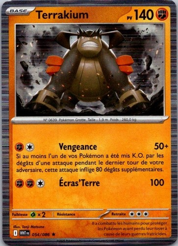 Carte pokémon terrakium - pokémon,