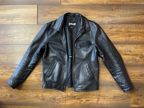 Veste cuir vache noir - veste, de