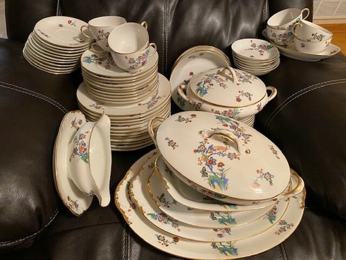 Vintage limoges porcelan - limoges, set
