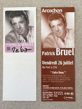 PATRICK BRUEL. PASS  "VIP"
