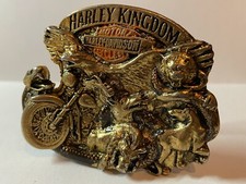 BOUCLE BUCKLE CEINTURE HARLEY DAVIDSON MOTOR CYCLES COMPANY BARON USA 1993 H423