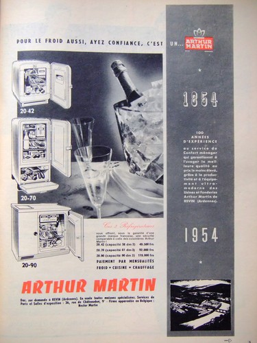 Publicité arthur martin - publicitÉ,
