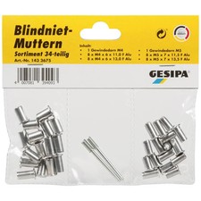 Gesipa 1433675 Rivet aveugle 34 parties