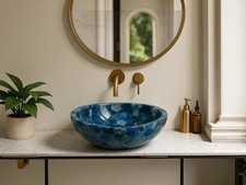 Bleu Agate Salle de Bain