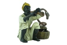 Sculpture bronze coloré d'un