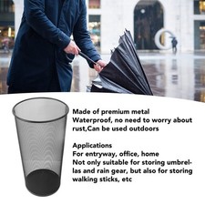 Porte-parapluie Rond élégant En Maille Métallique Pour La Maison. Nouveau