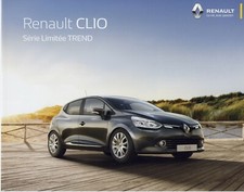 Catalogue prospekt brochure Renault Clio IV Trend 2015 FR