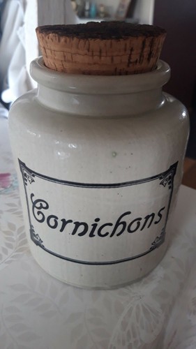 Lot pots cornichon - de, 2