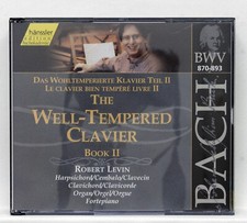 ROBERT LEVIN ⸺ JS BACH The Well-Tempered Clavier, book II ⸺ HANSSLER 2xCDs NM