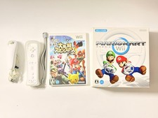 Nintendo Wii Super Smash Bros. Brawl + Télécommande / Nunchuck + Mario Kart Roue